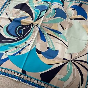 Emilio Pucci pure silk scarf